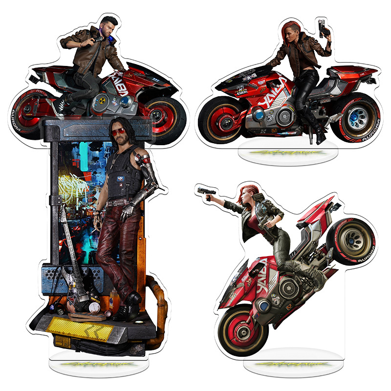 Anime Merchandise Figures - Мерч по игре Cyberpunk 2077: Модель-подставка,