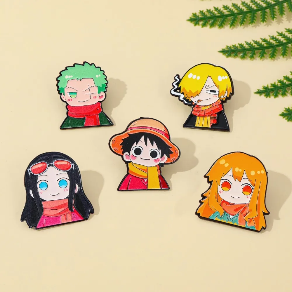 Набор из 5 милых аниме-брошей: – обзор и цена Enamel Pin Set