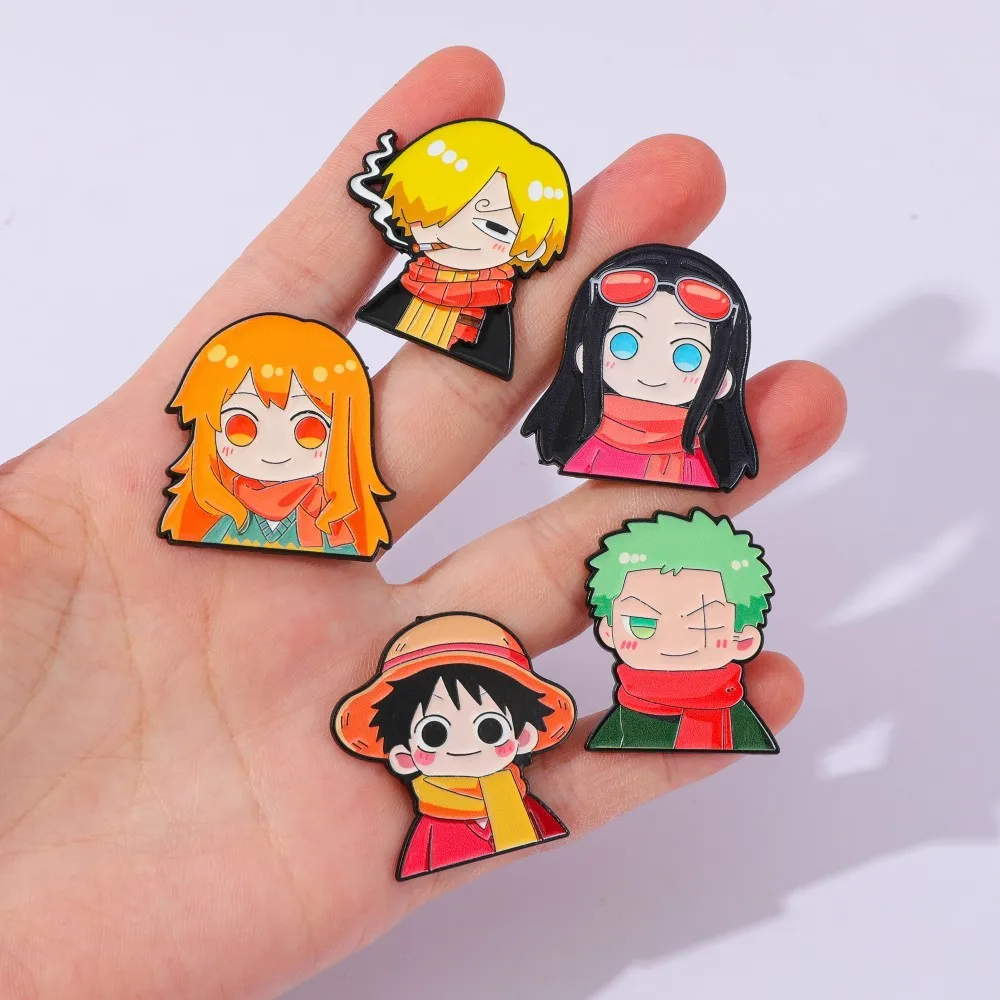 Набор из 5 милых аниме-брошей: – обзор и цена Enamel Pin Set